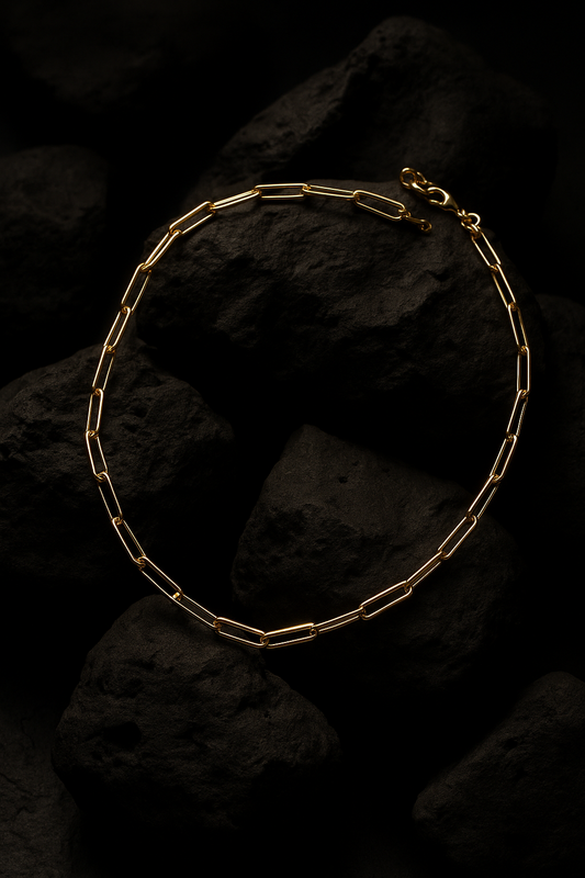 Large Paperclip Chain Necklace – 16" or 18" #238