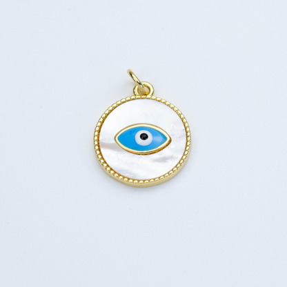 Elegant Circular Link Gold Bracelet – Lucky Charm Edition