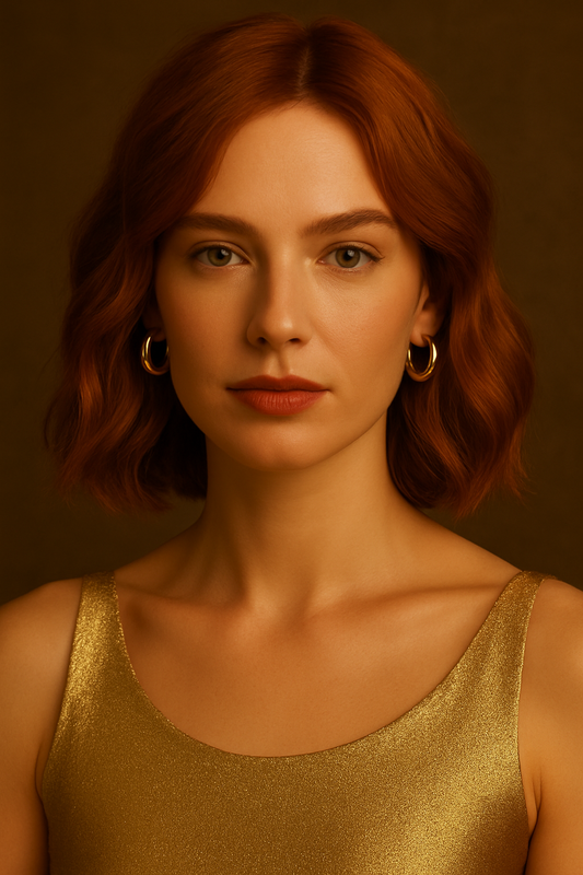 30x6mm Gold Hoop Earrings